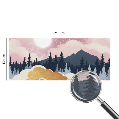 Fototapeta s tiskom Rožnati sončni zahod