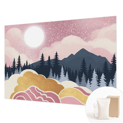 Fototapeta s tiskom Rožnati sončni zahod