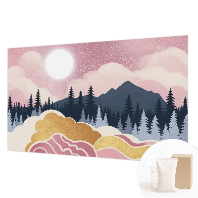 Fototapeta s tiskom Rožnati sončni zahod