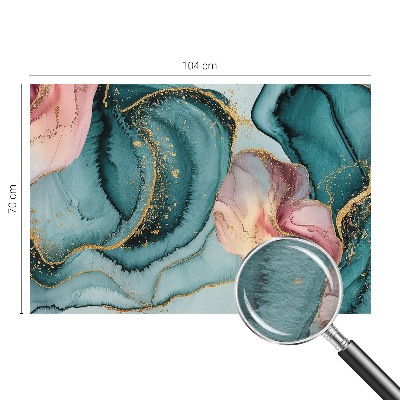 Fototapeta za spalnico Umetniški valovi