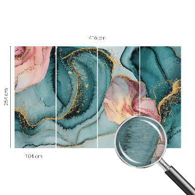 Fototapeta za spalnico Umetniški valovi