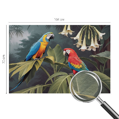 Flis fototapeta za otroško sobo Barvite papige