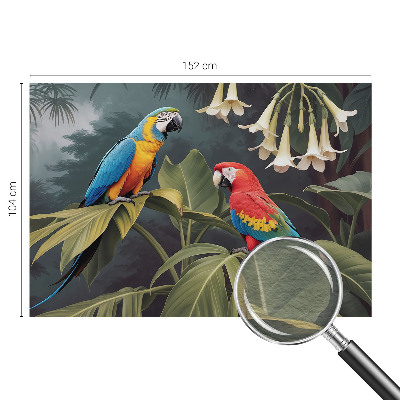 Flis fototapeta za otroško sobo Barvite papige