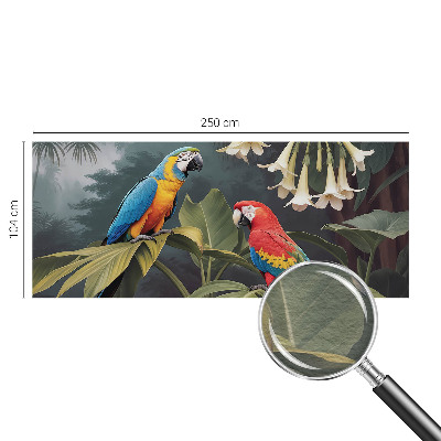 Flis fototapeta za otroško sobo Barvite papige