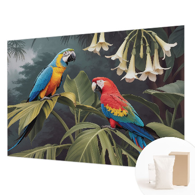 Flis fototapeta za otroško sobo Barvite papige