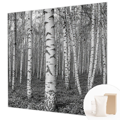 Tiskana fototapeta flis z vzorcem breze v gozdnem motivu