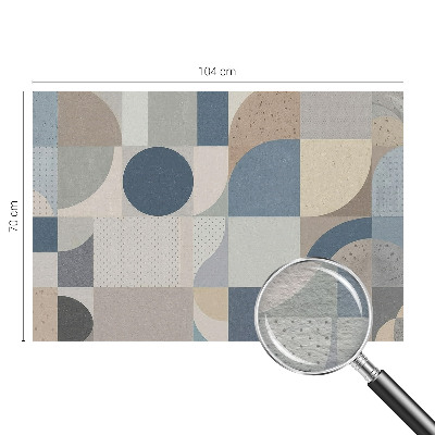 Fototapeta po meri z geometrijskim mozaikom po meri