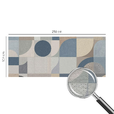 Fototapeta po meri z geometrijskim mozaikom po meri