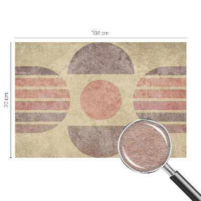 Dekorativna fototapeta z motivom geometrijskih oblik