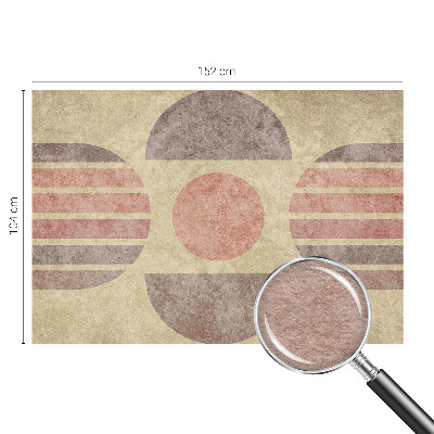 Dekorativna fototapeta z motivom geometrijskih oblik