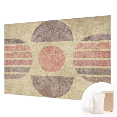 Dekorativna fototapeta z motivom geometrijskih oblik