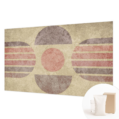 Dekorativna fototapeta z motivom geometrijskih oblik