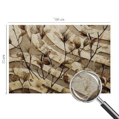 Stenska fototapeta flis s klasičnim cvetličnim motivom