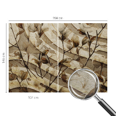 Stenska fototapeta flis Klasična flora