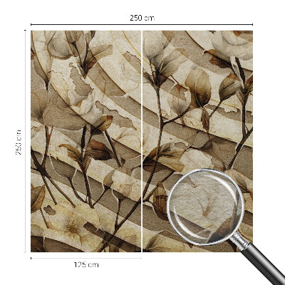 Stenska fototapeta flis Klasična flora
