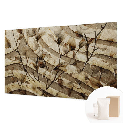 Stenska fototapeta flis s klasičnim cvetličnim motivom