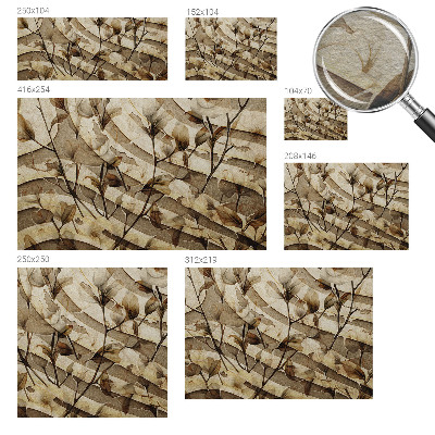 Stenska fototapeta flis Klasična flora