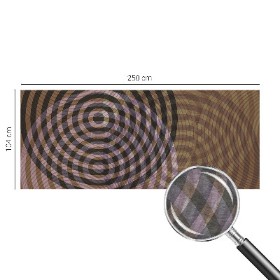 Netkana fototapeta z motivom hipnotizirajočih krogov