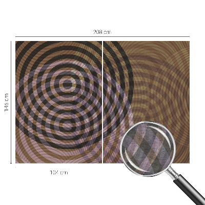 Netkana fototapeta Hipnotizirajoči krogi