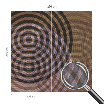 Netkana fototapeta Hipnotizirajoči krogi