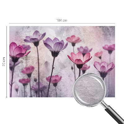 Tiskana fototapeta flis Pastelne rože