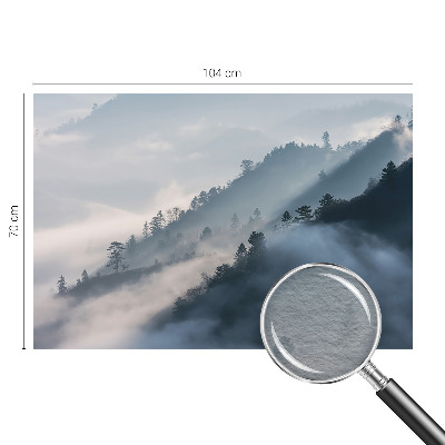 Fototapeta za steno z motivom meglenega pokrajinskega prizora