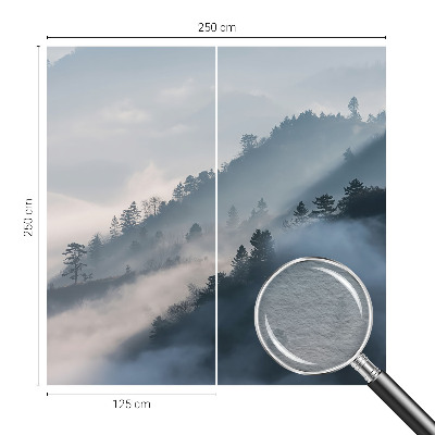 Fototapeta za steno z motivom meglenega pokrajinskega prizora