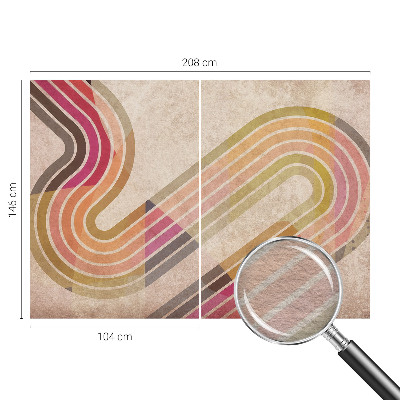 Fototapeta po meri z motivom geometrijskih črt