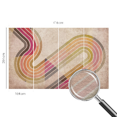Fototapeta po meri z motivom geometrijskih črt