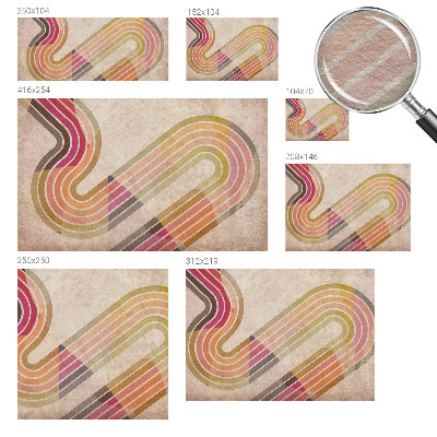 Fototapeta po meri z motivom geometrijskih črt