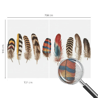 Fototapeta za dnevno sobo Barvito perje