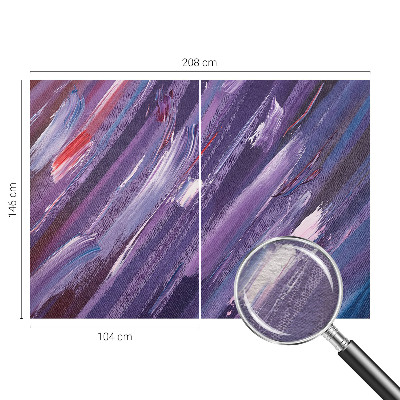 Fototapeta za spalnico z barvitimi potezami