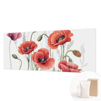 Flis fototapeta za otroško sobo Rdeči maki