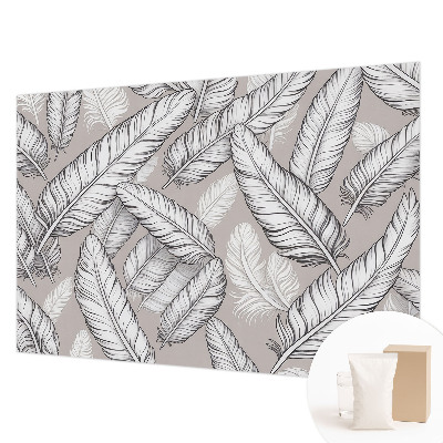 Stenska dekoracija fototapeta Nežno perje