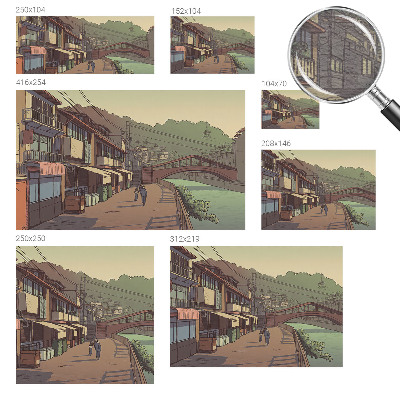 Fototapeta s pastelno pokrajino