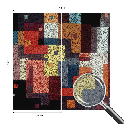 Foto tapeta Barvite oblike