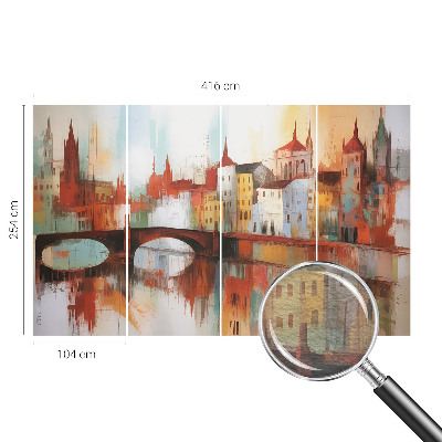 Flis fototapeta Mestna pokrajina