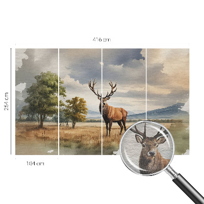 Tiskana fototapeta flis Veličastni jelen