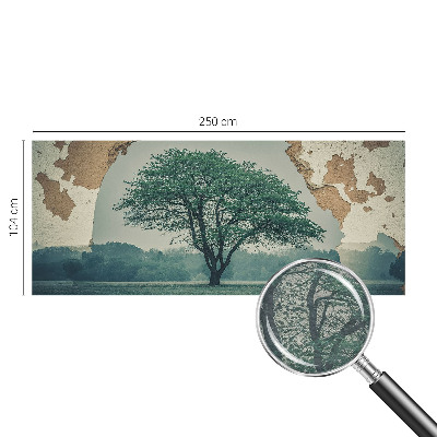 Moderna fototapeta z motivom osamljenega drevesa
