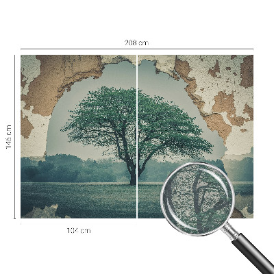 Moderna fototapeta z motivom osamljenega drevesa
