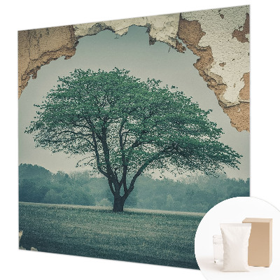 Moderna fototapeta z motivom osamljenega drevesa