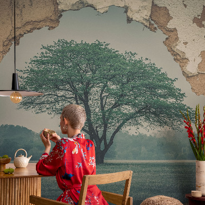 Moderna fototapeta Osamljeno drevo