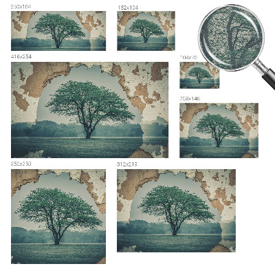 Moderna fototapeta Osamljeno drevo