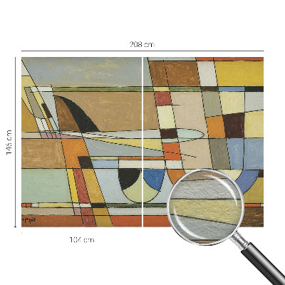 Fototapeta po meri z geometrijskim vzorcem za eleganten, usklajen videz