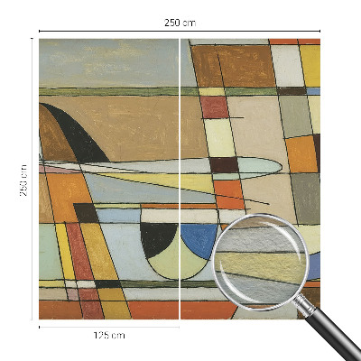 Fototapeta po meri z geometrijskim vzorcem za eleganten, usklajen videz