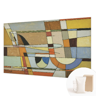 Fototapeta po meri z geometrijskim vzorcem za eleganten, usklajen videz