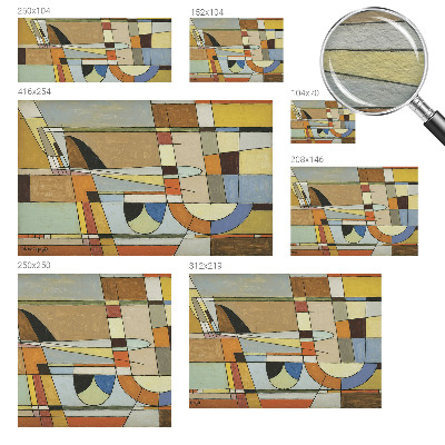 Fototapeta po meri z geometrijskim vzorcem za eleganten, usklajen videz