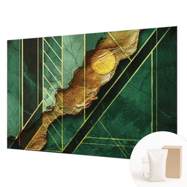 Stenska dekoracija fototapeta z motivom geometrijske napetosti