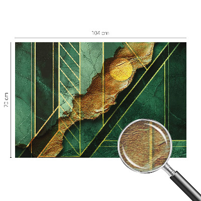 Stenska dekoracija fototapeta z motivom geometrijske napetosti