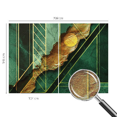 Stenska dekoracija fototapeta z motivom geometrijske napetosti